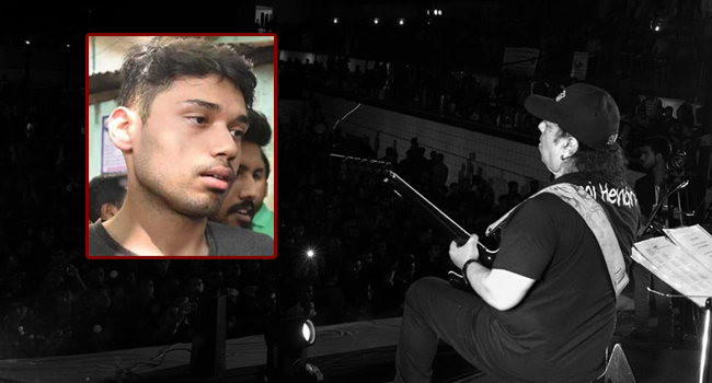 শ্রদ্ধা জানাতে এসে কাঁদলেন আইয়ুব বাচ্চুর ছেলে, চাইলেন দোয়া