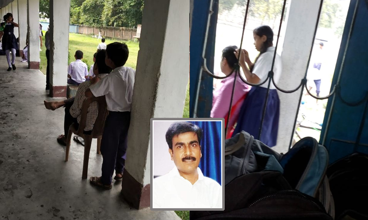 শিক্ষার্থীদের দিয়ে ‘গা মালিশ’ করান শিক্ষক, ছবি ভাইরাল