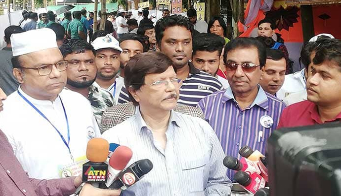 নির্বাচন দেখে মনে হচ্ছে পুলিশি ক্যাম্প
