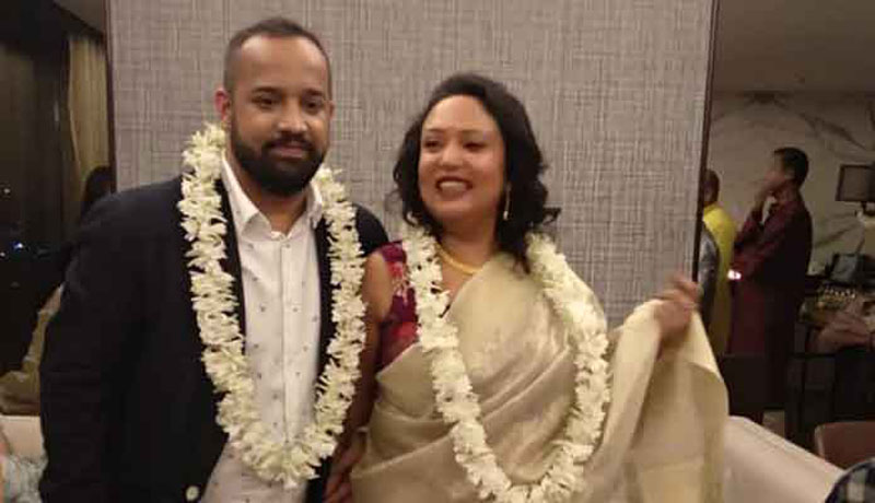 নাসির উদ্দীন ইউসুফের মেয়ে কলকাতার গায়ককে বিয়ে করলেন