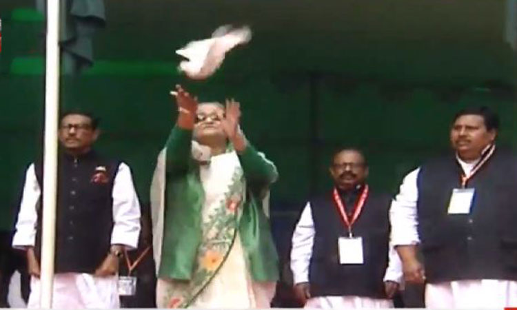 প্রধানমন্ত্রী যুবলীগের সপ্তম কংগ্রেস উদ্বোধন করলেন