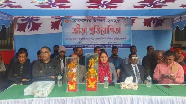 দুর্গাপুরে তারুণ্যের উৎসব-২০২৫ ক্রিড়া প্রতিযোগিতা অনুষ্ঠিত