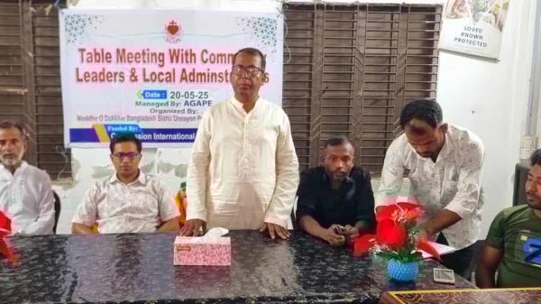 কেশবপুরে শিশু সুরক্ষায় বাল্যবিবাহ প্রতিরোধে গোলটেবিল বৈঠক অনুষ্ঠিত