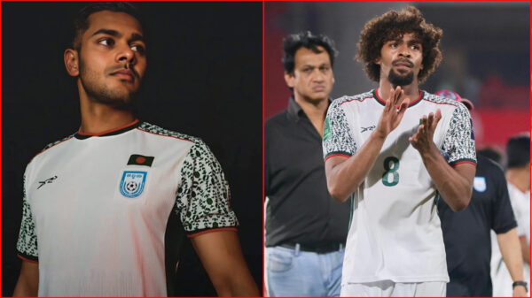 একই ফ্লাইটে ঢাকা ছাড়লেন দুই ফুটবলার হামজা চৌধুরী ও শমিত সোম