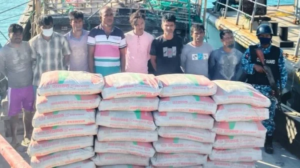 মিয়ানমারে পাচারকালে বিপুল পরিমাণ সিমেন্টসহ আটক ২০