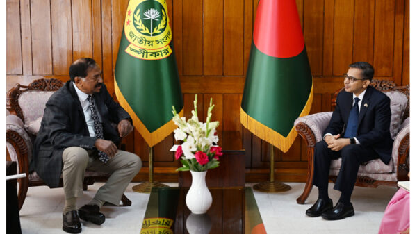 স্পিকারের সঙ্গে ভারতীয় হাইকমিশনারের সাক্ষাৎ; সংসদীয় কূটনীতিতে সম্পর্ক জোরদারে গুরুত্বারোপ
