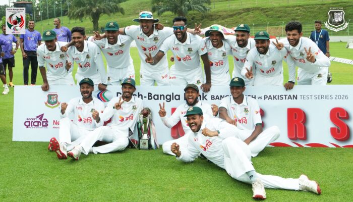 দ্বিতীয় টেস্টে পাকিস্তানকে ৭৮ রানে হারিয়ে সিরিজ জিতল বাংলাদেশ