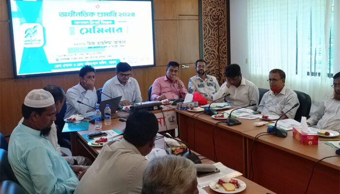 বরগুনায় অর্থনৈতিক শুমারি জাতীয় প্রতিবেদন বিষয়ক সেমিনার